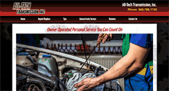 Desktop Screenshot of alltechtransmission.com